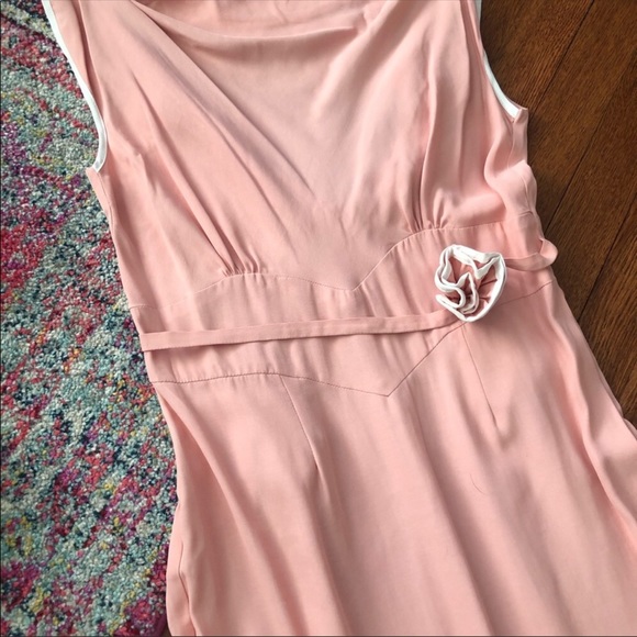 Stop staring pink and white ruffle pinup dress - Picture 4 of 7